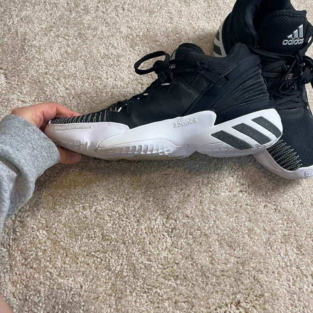 ADIDAS D.O.N issue #2 Cloud Black Basketball Shoe - Picture 3 of 10